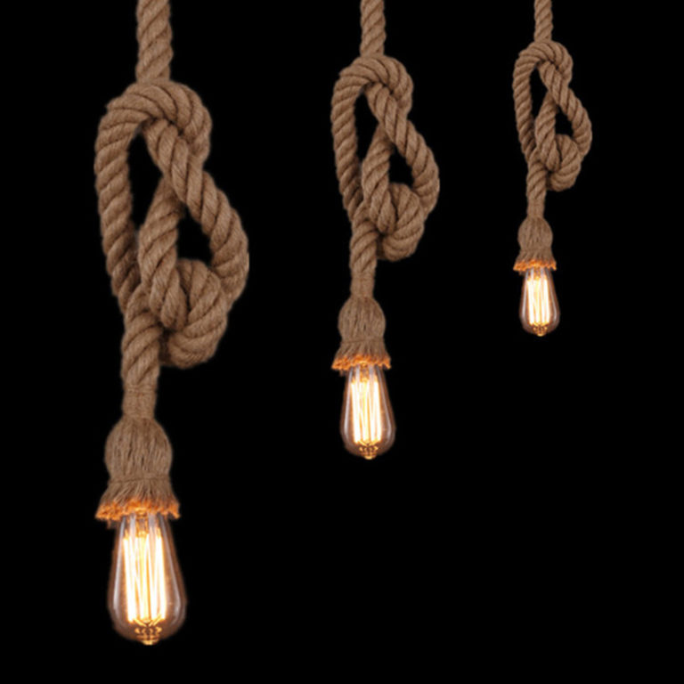 Rope Pendant Light HomeAdore Shop