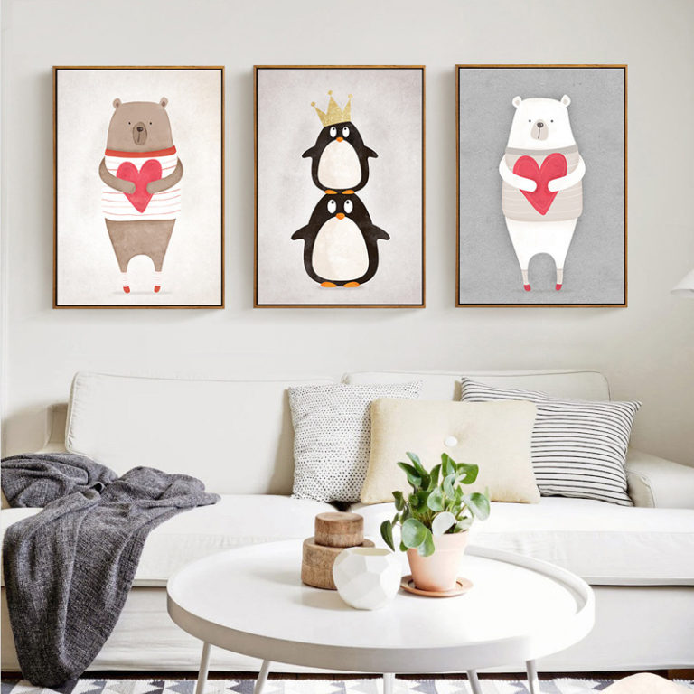 Cute Animal Canvas Prints | HomeAdore Shop